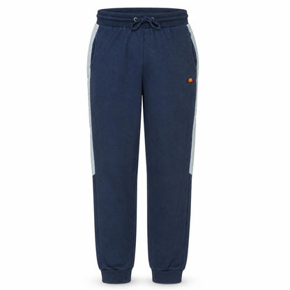 Front view of Ellesse Men's Blue Jogger Trousers M Regular Fit Fleece Sportswear