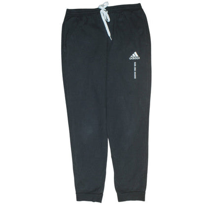 Mens UK Size L adidas Regular Fit Jogger Black Trousers