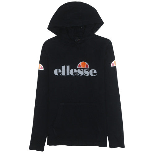 Womens UK Size 10 ellesse Black Pullover Hoodie