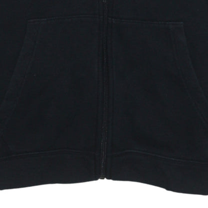 Nike Boys Black Full Zip Hoodie XL 158-170cm Fleece Sweatshirt