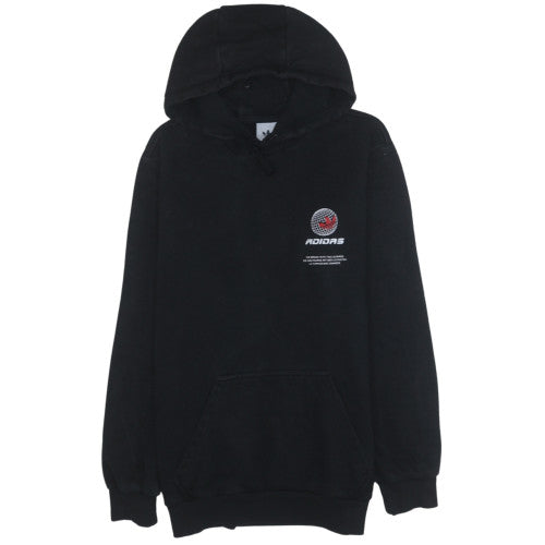 Mens UK Size M adidas Black Pullover Hoodie