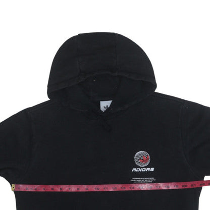 Mens UK Size M adidas Black Pullover Hoodie