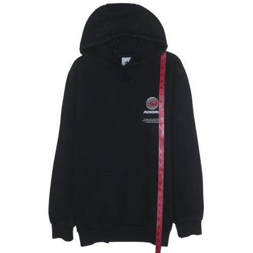 Mens UK Size M adidas Black Pullover Hoodie