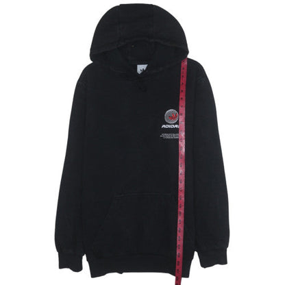 Mens UK Size M adidas Black Pullover Hoodie