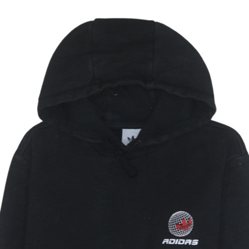 Mens UK Size M adidas Black Pullover Hoodie
