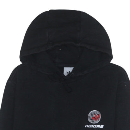 Mens UK Size M adidas Black Pullover Hoodie