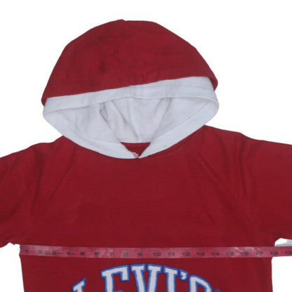 Boys UK Size 14 Years Levi's Red Pullover Hoodie
