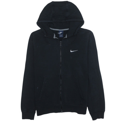 Mens UK Size M Nike Black Full Zip Hoodie