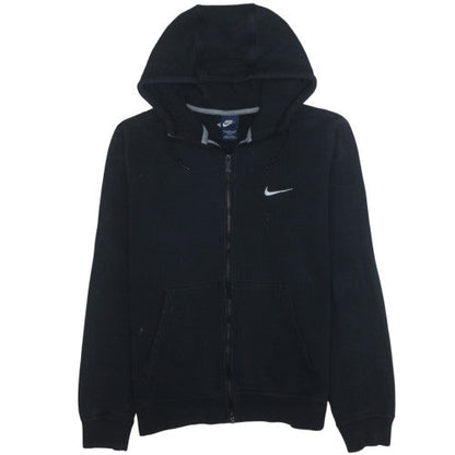 Mens UK Size M Nike Black Full Zip Hoodie