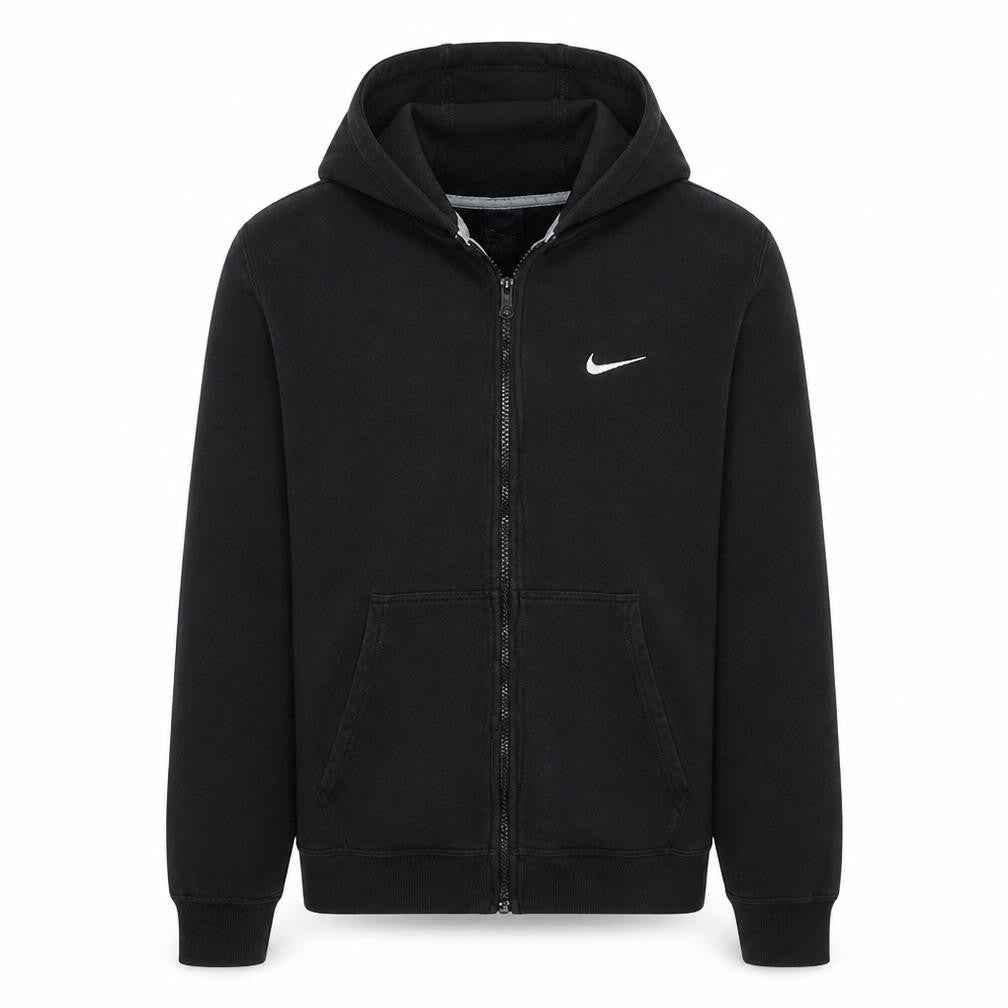 Mens UK Size M Nike Black Full Zip Hoodie