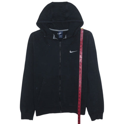Mens UK Size M Nike Black Full Zip Hoodie