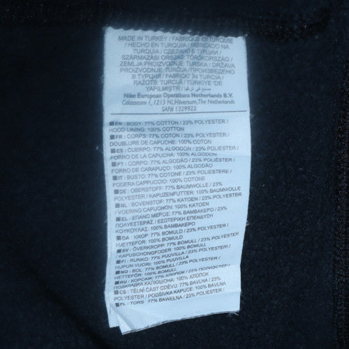 Mens UK Size M Nike Black Full Zip Hoodie