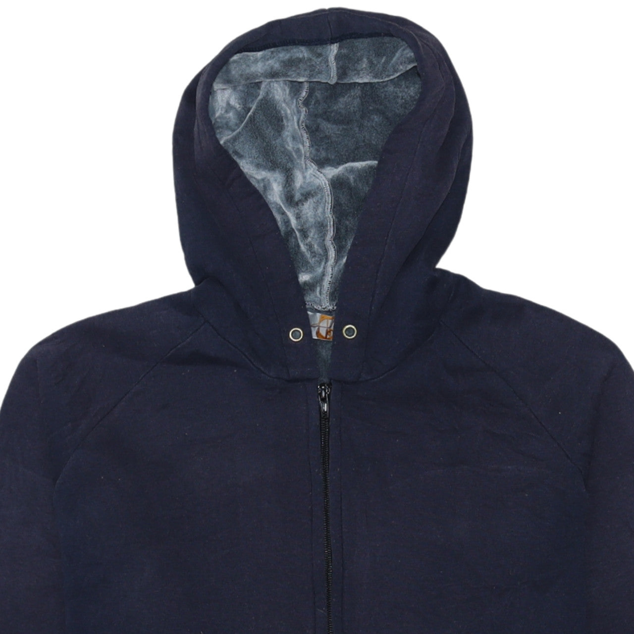 Mens UK Size M Carhartt Blue Full Zip Hoodie