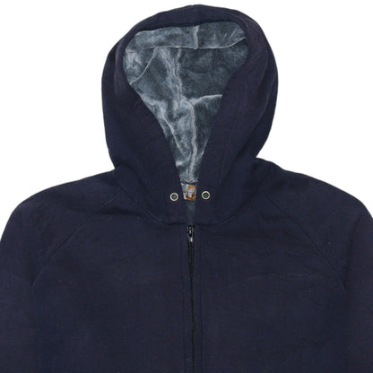 Mens UK Size M Carhartt Blue Full Zip Hoodie