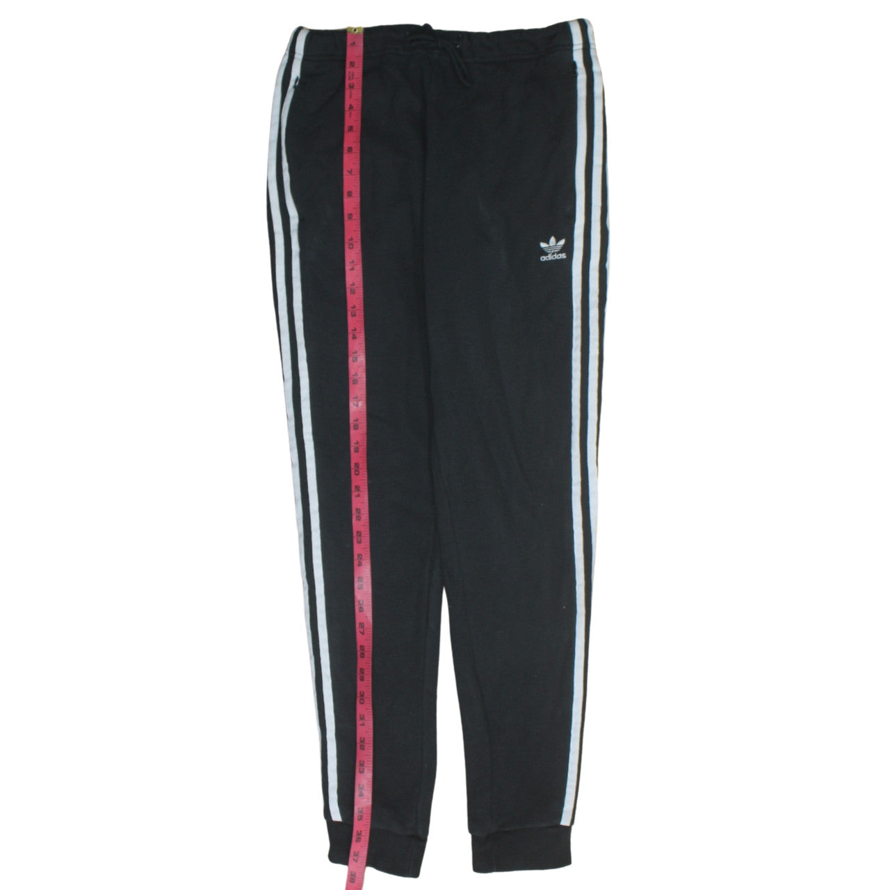 Womens UK Size 10 adidas Regular Fit Jogger Black Trousers
