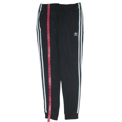 Womens UK Size 10 adidas Regular Fit Jogger Black Trousers