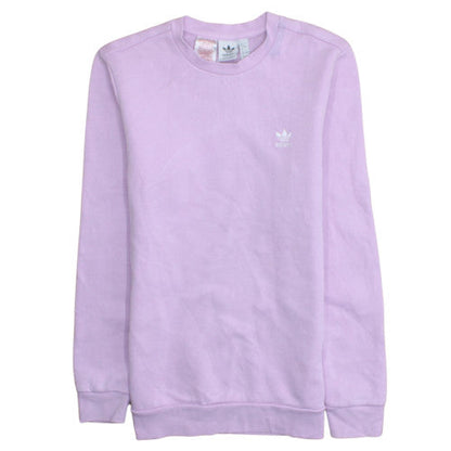 Adidas Girls Purple Crew Neck Pullover Sweatshirt Size 14 Years