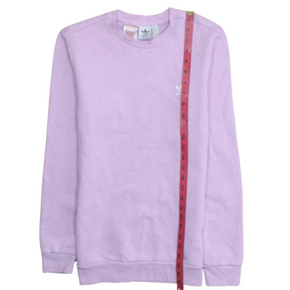 Adidas Girls Purple Crew Neck Pullover Sweatshirt Size 14 Years