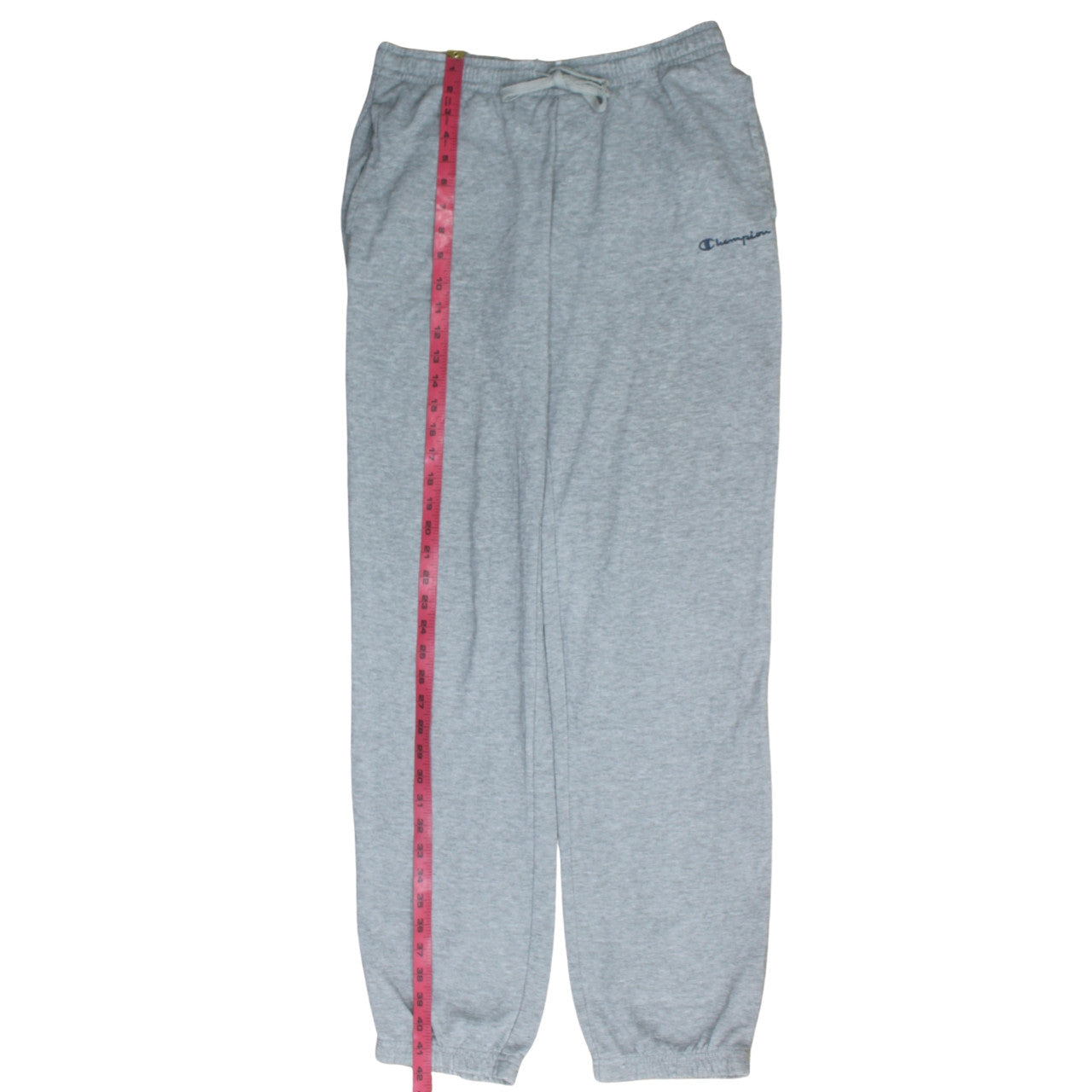 Mens UK Size L Champion Regular Fit Sweatpants Grey Trousers
