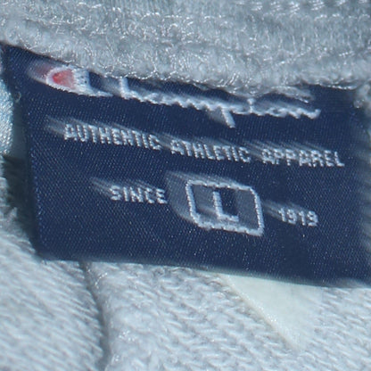 Mens UK Size L Champion Regular Fit Sweatpants Grey Trousers