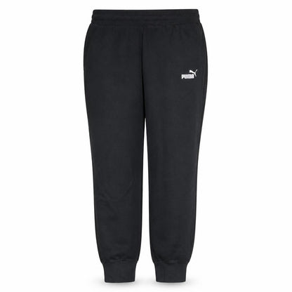 PUMA Womens Black Jogger Sweatpants Size 14 Cotton Blend Lined