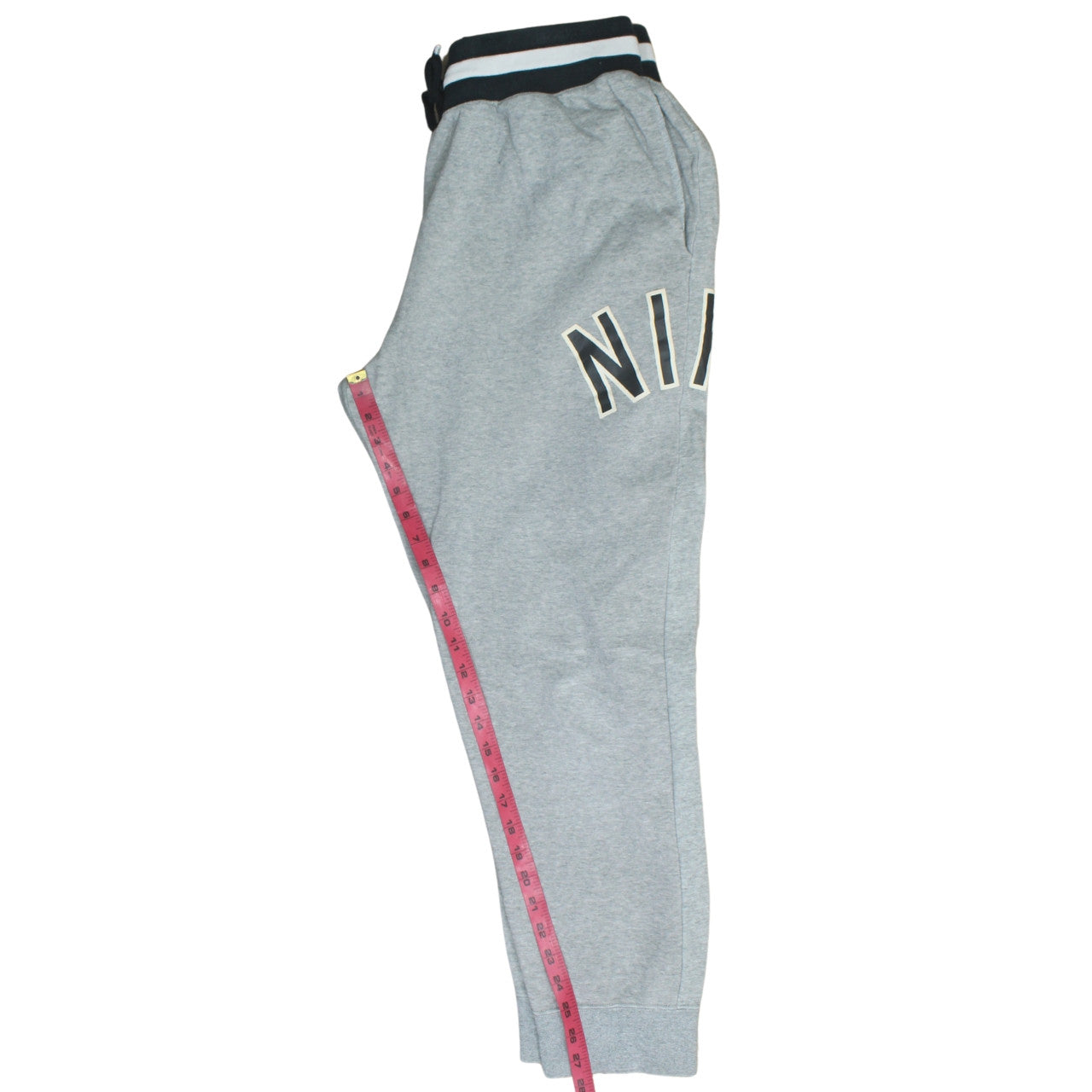 Mens UK Size L Nike Regular Fit Sweatpants Grey Trousers