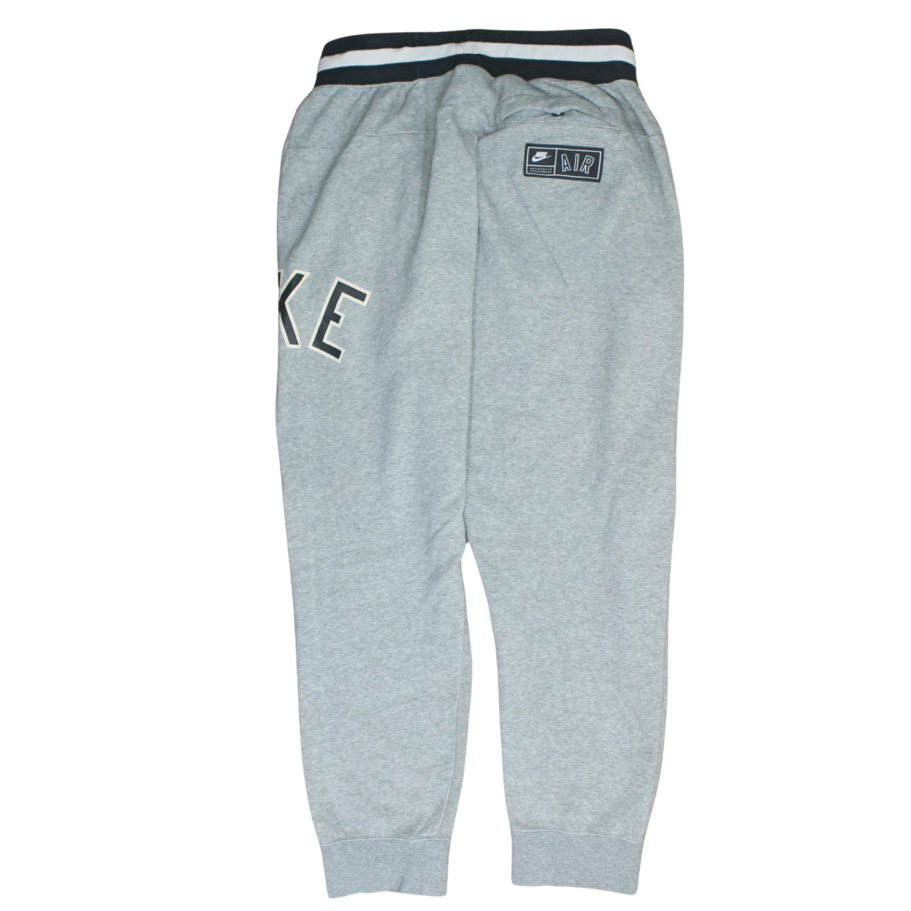 Mens UK Size L Nike Regular Fit Sweatpants Grey Trousers
