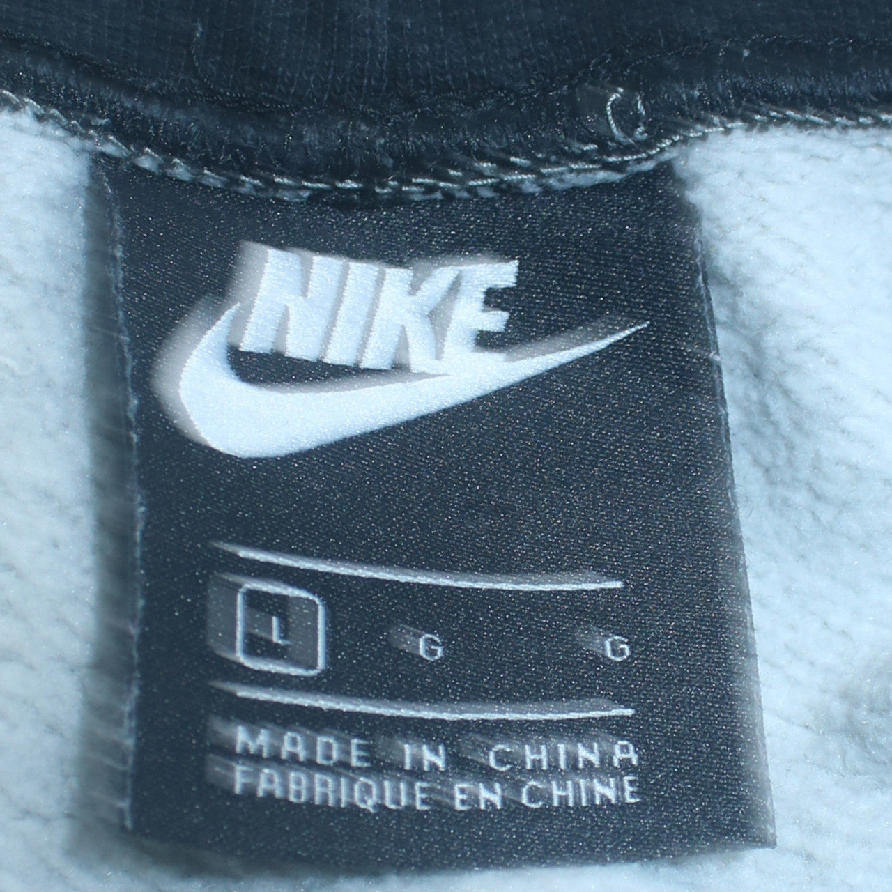 Mens UK Size L Nike Regular Fit Sweatpants Grey Trousers