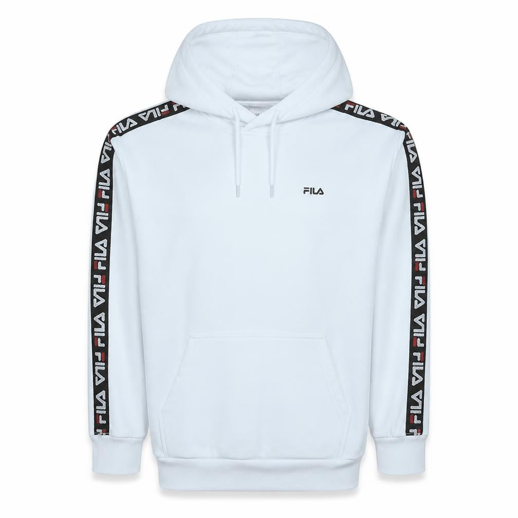 Mens UK Size M FILA White Pullover Hoodie