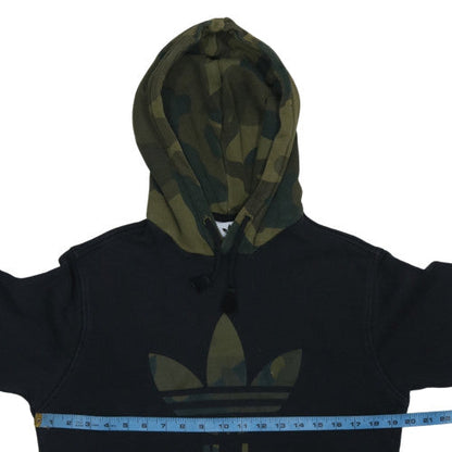 Adidas Men's Black Camouflage Hooded Pullover Hoodie Size S
