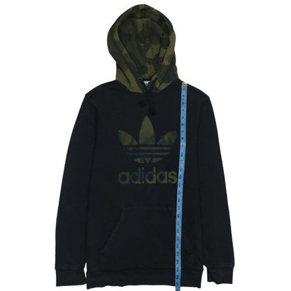 Adidas Men's Black Camouflage Hooded Pullover Hoodie Size S