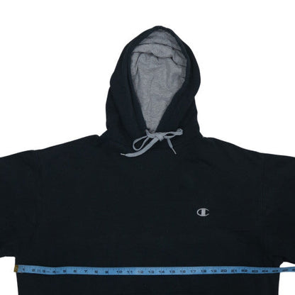 Mens UK Size L Champion Black Pullover Hoodie