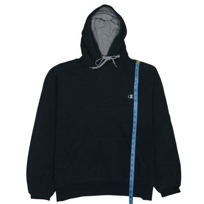 Mens UK Size L Champion Black Pullover Hoodie