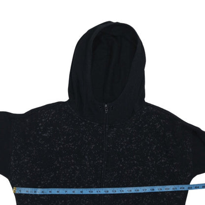 Womens UK Size M adidas Black Full Zip Hoodie