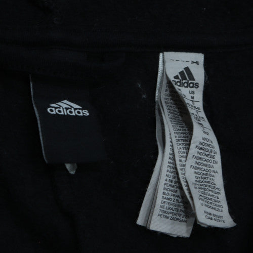 Womens UK Size M adidas Black Full Zip Hoodie