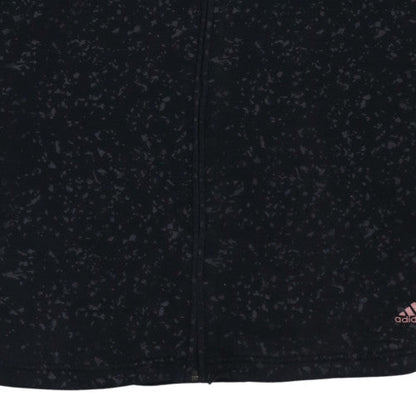 Womens UK Size M adidas Black Full Zip Hoodie