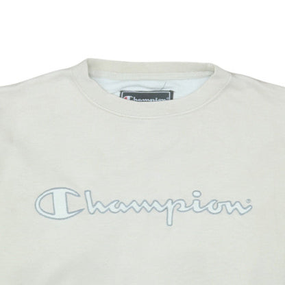 Mens UK Size S Champion Beige Pullover Sweatshirt