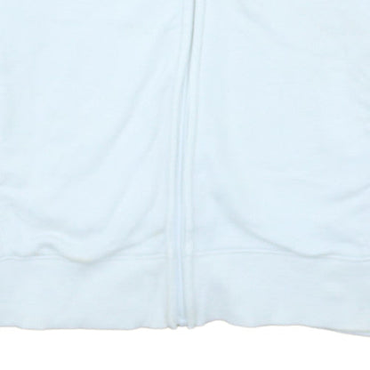 Champion Girls White Full Zip Hoodie 2XL Logo Cotton Blend Sweatshirt