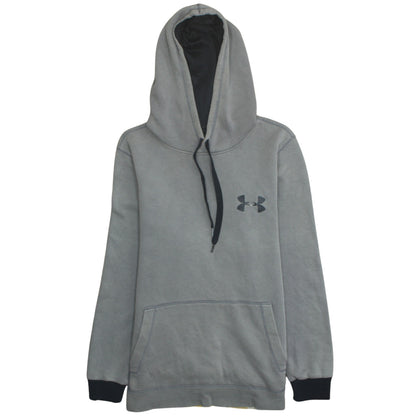 Mens UK Size M Under armour Grey Pullover Hoodie