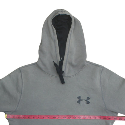 Mens UK Size M Under armour Grey Pullover Hoodie