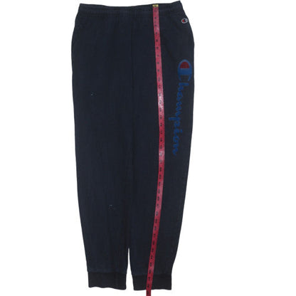 Mens UK Size M Champion Regular Fit Jogger Black Trousers