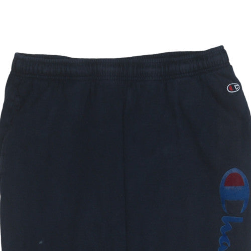 Mens UK Size M Champion Regular Fit Jogger Black Trousers