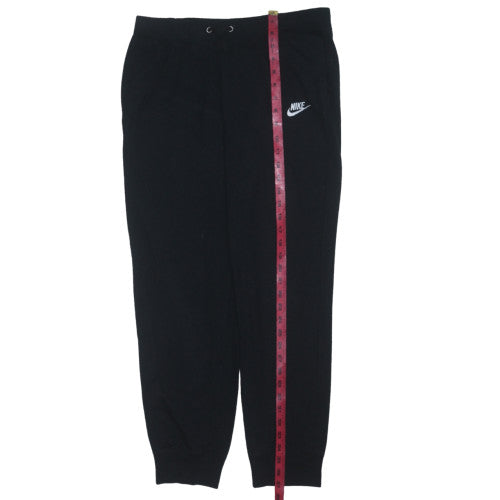 Mens UK Size M Nike Regular Fit Jogger Black Trousers