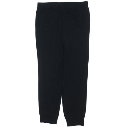 Mens UK Size M Nike Regular Fit Jogger Black Trousers