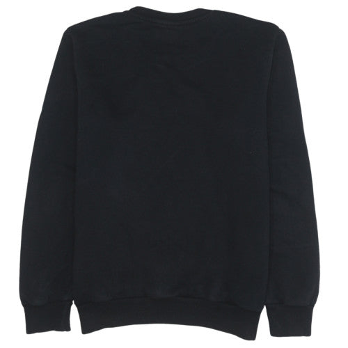 Adidas Boys Black Crew Neck Pullover Sweatshirt 14 Years