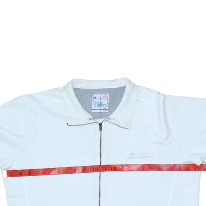 Mens UK Size XL Champion White Gym & Training Running & Jogging Walking Jacket