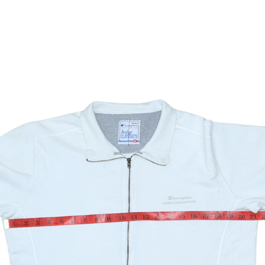 Mens UK Size XL Champion White Gym & Training Running & Jogging Walking Jacket