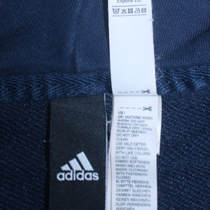 Womens UK Size S adidas Blue Full Zip Hoodie