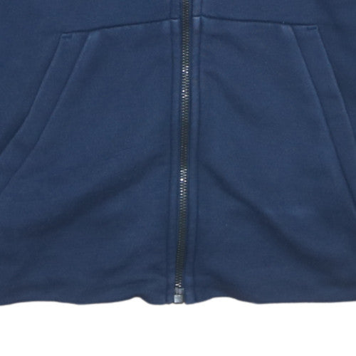 Womens UK Size S adidas Blue Full Zip Hoodie