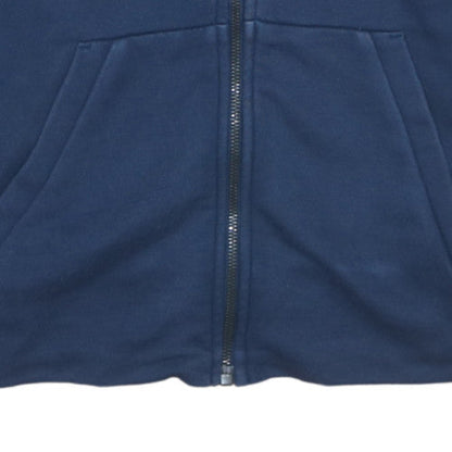 Womens UK Size S adidas Blue Full Zip Hoodie